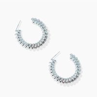 Design Spiral Earrings Female European And American Alloy Earrings sku image 2