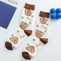 Bear Socks Rabbit Fruit Tube Socks Korean Cotton Socks sku image 2