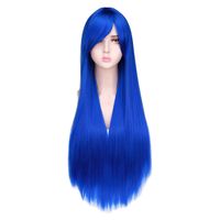 Fashion Color Long Straight Hair Cosplay Wig Wholesale sku image 21