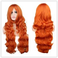 Cosplay Anime Wig Long Curly Hair 80cm Multicolor Wig sku image 10