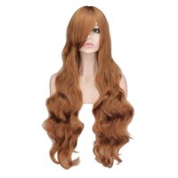 Cosplay Anime Wig Long Curly Hair 80cm Multicolor Wig sku image 12