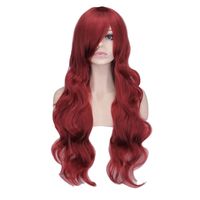 Cosplay Anime Wig Long Curly Hair 80cm Multicolor Wig sku image 14
