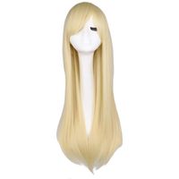 Cosplay Wig Color Long Straight Hair Wig Anime Wig 80cm sku image 3