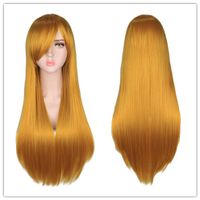 Cosplay Wig Color Long Straight Hair Wig Anime Wig 80cm sku image 8