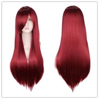 Cosplay Wig Color Long Straight Hair Wig Anime Wig 80cm sku image 12