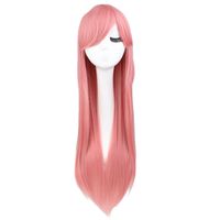 Perruque Cosplay Couleur Longue Perruque De Cheveux Raides Perruque Anime 80cm sku image 17