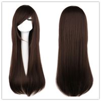 Simple Long Straight Hair Cosplay Wig 80cm Wig Wholesale sku image 1