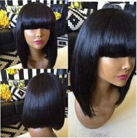 New Wig Factory Fashion Bobo European And American Foreign Trade Short Hair Japanese Style Face Trimming Bobo Hair Set Wholesale sku image 3