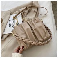 Texture Handbags Korean Version Trendy Chain One-shoulder Armpit Bag Fold Bag sku image 2