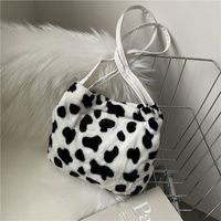 New Trendy Cute Plush Handbags Western Simple One-shoulder Diagonal sku image 3
