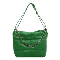 Large Capacity Bag New Fashion Texture Rhombic Chain Shoulder Bag Tote Bag sku image 1