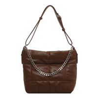 Large Capacity Bag New Fashion Texture Rhombic Chain Shoulder Bag Tote Bag sku image 5