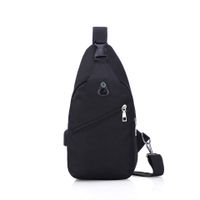 Chest Bag Male Korean Canvas Casual Bag Small Backpack Fashion Shoulder Bag Messenger Bag sku image 3
