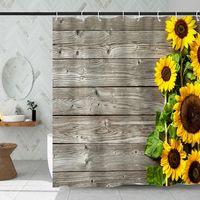 Sunflower Polyester Printed 180mm Width Squreshower Curtain main image 2