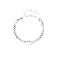 New Fashion Hip-hop Titanium Steel Smiley Face Bracelet Jewelry Wholesale main image 6