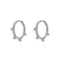 Fashion Geometric Circle Small Bead Alloy Earrings Wholesale main image 6