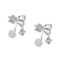 European And American Mini Zircon Five-pointed Star Earrings main image 6