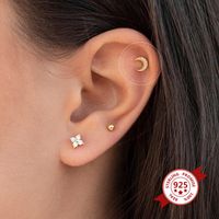 European And American Diamond Fashion Moon-shaped Earrings Jewelry main image 3