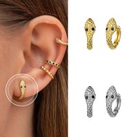 Hot Selling Personalized Animal Creative Simple Snake-shaped Earrings main image 4