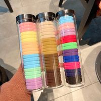 Versión Coreana De 20pcs Latas Cuerda Para El Cabello De Alta Elasticidad Sin Costuras Bandas De Goma Anillo Para El Cabello Cuerda Para El Cabello main image 4