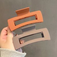 New Square Acrylic Gripping Clip Korean Hairclip Simple Temperament Hairpin Hair Accessories main image 1