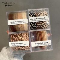 10 Twist Braids High Elasticity Durable Thick Rubber Band Korean Hair Rope Wholesale main image 4