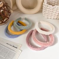 Autumn And Winter New Candy-colored Plush Headband main image 5