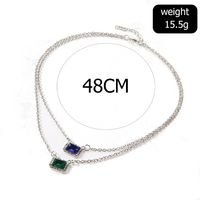 New Chain Set Fashion Popular Rhinestone Chain Multi-layer Necklace Accessories Wholesale main image 3