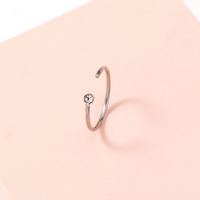 Geometric Stainless Steel Plating Nose Ring Nose Studs main image 3