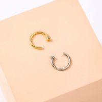Simple Stainless Steel Piercing U-shaped Nose Ring Piercing Nose Ornaments Wholesale main image 5