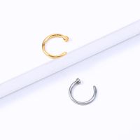 Simple Stainless Steel Piercing U-shaped Nose Ring Piercing Nose Ornaments Wholesale main image 6