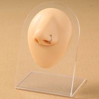 Fashion New Personality Exaggerated Stainless Steel False Nose Ring C-shaped Nose Nail Jewelry main image 5