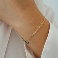 Fashion U Shape Stainless Steel 14K Gold Plated No Inlaid Bracelets In Bulk main image 4