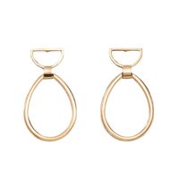 Fashion Simple Earrings Oval Earrings Irregular Geometric Earrings main image 6