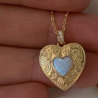 Heart Alloy Patchwork Plating Women's Necklace main image 3