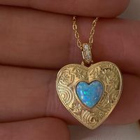 Heart Alloy Patchwork Plating Women's Necklace main image 4