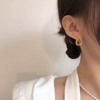 Korean Drop Shape Earrings Fashion Simple Oil Drop Earrings main image 5