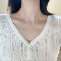 Retro High-end Necklace Simple Gold-plated Clavicle Chain Niche Design Necklace main image 3