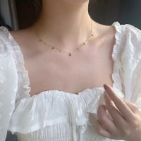 Retro High-end Necklace Simple Gold-plated Clavicle Chain Niche Design Necklace main image 4