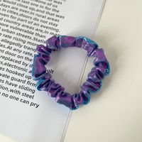 South Korean New Hair Accessories Simple Luster Temperament Thick Color Hair Ring sku image 1