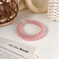 Autumn And Winter New Candy-colored Plush Headband sku image 2