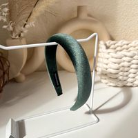 Retro Green Headband Korean Wide-brimmed Headband Autumn And Winter Headband sku image 5