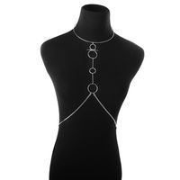 New European And American Fashion Circle Trendy Necklace Sexy Body Chain Waist Chain sku image 2