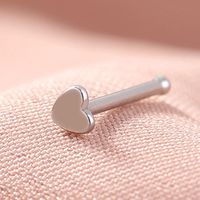 Stainless Steel Love Personality Nose Nails Nose Ring Piercing Jewelry Wholesale Lip Nails Eyebrow Nails sku image 3