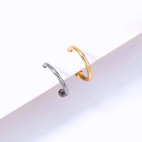 Simple Stainless Steel Piercing U-shaped Nose Ring Piercing Nose Ornaments Wholesale sku image 7
