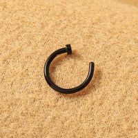 Fashion New Personality Exaggerated Stainless Steel False Nose Ring C-shaped Nose Nail Jewelry sku image 2