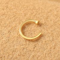 Fashion New Personality Exaggerated Stainless Steel False Nose Ring C-shaped Nose Nail Jewelry sku image 3