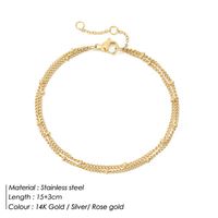 U Shape Stainless Steel 14K Gold Plated No Inlaid Bracelets In Bulk sku image 5