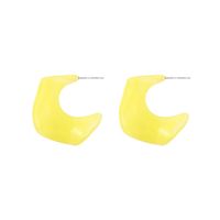 European And American Exquisite Creative Candy Stone Moon Shape Alloy Earrings main image 6