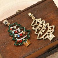 Europäische Und Amerikanische Beliebte Heiße Neue Weihnachts Baum Ohrringe Weibliche Kreative Urlaubs Mode Geschenk Ohrringe Großhandel main image 4